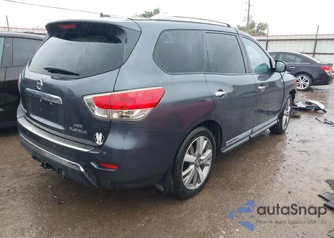 2014 Nissan Pathfinder Platinum из США, поврежденный, VIN 5N1AR2MM3EC621401